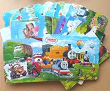包邮40片托马斯小火车 赛车汽车总动员 纸质拼图 儿童益智玩具