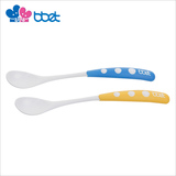 bbet巴比象宝宝勺子学吃训练勺长柄创意儿童辅食勺可爱卡通汤匙
