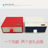 礼品盒正方形小号礼盒抽屉式礼物盒情人节包装盒纯色简约礼品包装