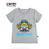 CRZ潮牌深海女皇专柜正品修身百搭印花短袖衫女T恤CDI2TZ0329