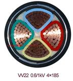 电线电缆阻燃YJV22 3*70+1*35平方国标纯铜芯家装3相4线电力电缆