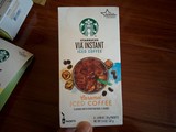 美国星巴克Starbucks via速溶免煮咖啡焦糖冰咖啡23g条 单条