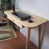 欧式简易环保电脑桌小户型单人实木电脑桌书房卧室简易书桌办公桌