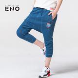 BURANDO ENO潮牌陈冠希同款原创设计男士个性垮裤中裤E5SP54601
