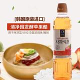 韩国苹果醋进口清净园水果醋饮料凉拌菜韩式冷面寿司调味醋500ml