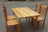 现代实用实木餐桌快餐桌椅、三聚氰胺板餐桌餐椅家用餐厅