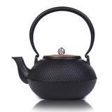 烧水茶壶铜盖银钮铸铁茶壶日本南部铁器老铁壶煮茶具小钉铁壶特价