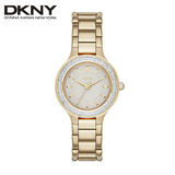唐可娜儿/DKNY手表新款镶钻时尚金色石英女士手表NY2392
