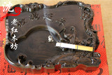 红木高档雕花烟灰缸工艺品实木烟盒创意木雕刻摆件商务礼品 包邮