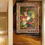 古典花卉油画欧式风格家居饰品客厅玄关楼梯口装饰画设计师必选