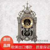 新款欧式座钟 高档客厅家用钟表 奢华家居装饰摆件品 仿古欧式钟