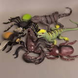 6款昆虫动物模型玩具仿真蜥蜴 蝎子蜘蛛蜜蜂瓢虫吓人整蛊恐怖玩具