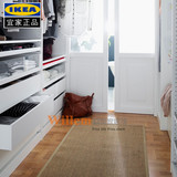IKEA 宜家代购 奥斯特 平织地毯 客厅门厅门垫地毯 140x80cm