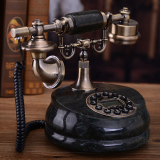 纯天然玉石仿古电话机高档欧式电话创意礼品家居电话机办公座机