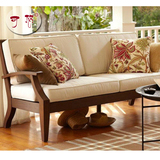 热卖  实木沙发垫定做布艺 海绵垫坐垫加厚 双面订做组合 特价