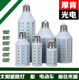 低压12伏LED玉米灯15W20W30瓦电瓶摆地摊太阳能定制24V-110V灯泡