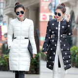 2015冬季新款外套棉衣女韩版修身羽绒棉袄中长款学生大码加厚棉服