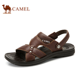 Camel/骆驼男鞋2016新款凉鞋夏季真皮男士凉鞋子透气沙滩鞋男凉鞋