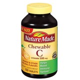 现货 Nature Made Chewable Vitamin C VC 维C 咀嚼片500mg 150粒