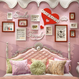 儿童房间女孩卧室床头背景墙装饰画温馨浪漫挂画简约婚房装饰墙画