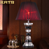 北欧宜家新中式卧室台灯床头灯现代简约创意时尚奢华欧式水晶台灯