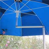 2米双弯90度单层双层铝合金杆钓鱼伞 防晒防雨遮阳伞 单层牛津布