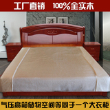 全实木双人床中式橡木床气压高箱储物卧室床1.5/1.8米实木家具