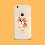柯基iphone6/6p手机壳4.7寸可爱女生宠物硅胶卡通原创意全包软壳
