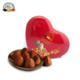 德菲丝松露形巧克力浪漫温馨型心形铁罐情人节礼盒礼品250g包邮