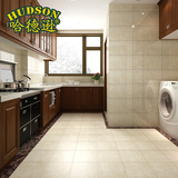 哈德逊瓷砖 厨房背景墙砖耐磨釉面地板砖 简约现代卫生间防滑地砖