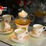 欧式茶具 下午茶韩式田园清新水果茶具 陶瓷咖啡杯英式 茶具套装