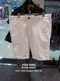 【专柜正品】SELECTED 思莱德 白色时尚休闲短裤 415215025