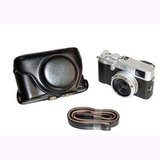 申派富士X100 相机保护皮套 X100S相机包 X100T 摄影包 相机套 黑