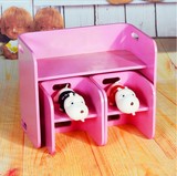 实木儿童桌椅宝宝多功能书桌套装组合幼儿园学习U型游戏桌凳子