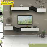 创意彩色挂墙烤漆电视柜简约家具定做烤漆视听柜烤漆定做家具H202