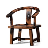老船木家具船木圈椅 实木茶桌椅组合老船木主人椅会客主椅小圈椅