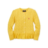 美国正品代购现货Ralph Lauren拉夫劳伦女童女孩针织麻花开衫毛衣
