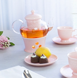 e耐热玻璃茶具花茶壶透明过滤花果茶具果茶具玻璃整套花草茶具套