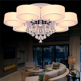 简约现代LED吸顶灯客厅灯具卧室灯餐厅吊灯创意艺术大气水晶灯饰