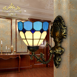 地中海壁灯欧式灯田园壁灯温馨浪漫卧室灯床头壁灯创意镜前壁灯