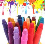 炫彩棒36色油画棒水溶性旋转蜡笔儿童美术用品小学生文具