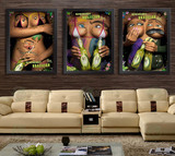 个性创意装饰画人体裸彩绘艺术框画墙画壁画酒吧饭店KTV时尚挂画