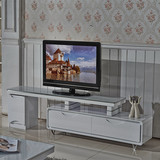 包邮电视柜钢琴烤漆电视柜现代简约时尚宜家黑白色调可伸缩电视柜