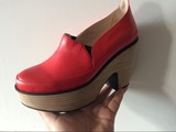 专柜正品玛丝菲尔红色婚鞋松糕厚底女鞋A21514074 A21514084现货