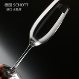 德国SCHOTT肖特原装进口无铅水晶玻璃红酒杯高脚香槟杯气泡酒杯