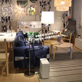 5.4温馨宜家IKEA萨姆帝落地灯阅读灯沙发旁照明灯学习灯照明灯