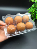 6枚 高扣 鸭鸡蛋 托盘吸塑蛋托塑料蛋托包装盒蛋盒子 包邮