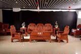 厂家直销缅甸花梨大果紫檀非花象头组合沙发新古典客厅红木家具