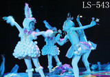 新款六一儿童小白兔动物服装圣诞节演出服幼儿舞蹈表演服装