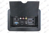 鑫创达 XCD-F0411 AV多功能桌面插座 卡农多媒体桌面线盒信息插座